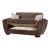 Armada Air Microfiber Fabric Convertible Loveseat