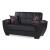 Armada Air PU Convertible Loveseat