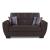 Armada Air PU Convertible Loveseat