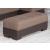 Armada Air Chenille Fabric/PU Storage Ottoman