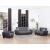Armada Air Fabric/PU Convertible Living Room Set