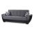 Armada Air Fabric/PU Convertible Sofabed