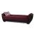 Armada Air Fabric/PU Convertible Sofabed