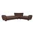 Armada Air Fabric Convertible L-Shaped Sectional Sofa