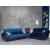 Armada Air Fabric/PU Convertible L-Shaped Sectional Sofa