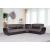 Armada Air Fabric/PU Convertible L-Shaped Sectional Sofa