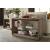 Paulson Rectangular Wood Sofa Table w/Glass Shelf