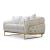 Alanya Tufted Fabric Sofa