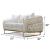 Alanya Tufted Fabric Sofa
