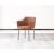 Alba Eco-Leather/Metal Dining Arm Chair with Rotating Seat