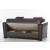 Alfa Fabric/PU Storage Sleeper Loveseat