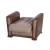 Alfa Fabric/PU Storage Sleeper Living Room Set