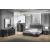 Alice Wood Veneer Bedroom Set with Tufted Leatherette Headboard