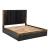 Allure King Size Bed with Fabric Upholstered Headboard