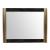 Allure Square Wood Veneer Mirror