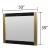 Allure Square Wood Veneer Mirror