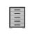 Amelia 5-Drawer Wood Veneer Chest