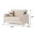 Amman Fabric Loveseat