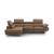 Annalaise Leather Left Hand Facing Chaise Sectional w/ Recliner
