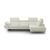 Annalaise Leather Right Hand Facing Chaise Sectional w/ Recliner