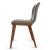 Annie Leather/Wood Dining Chair