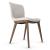 Annie Malmo Fabric/Wood Dining Chair
