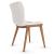 Annie Malmo Fabric/Wood Dining Chair