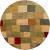 Antara Wool Round Handmade Rug, 7'9