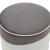 Almon Round Multi Colored Velvet Ottoman