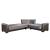 Armada Pro Fabric/PU Convertible L-Shaped Sectional Sofa