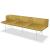 Agora 3 Segment Seating Bench w/Backrest