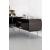 Longo MFC Credenza Storage w/Glass Sliding Doors