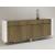 Aria Wood/Metal Buffet w/4 Doors & 3 Drawers