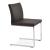 Aria Flat Dining Chair w/Metal Base