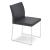 Aria Sled Dining Chair w/Metal Base