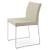 Aria Sled Dining Chair w/Metal Base