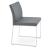 Aria Sled Dining Chair w/Metal Base