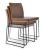 Aria Wire Stackable Dining Chair w/Metal Base