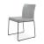 Aria Wire Stackable Dining Chair w/Metal Base