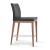 Aria Counter Stool w/Wood Base