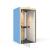 Silent Room S Small Soundproof Acoustic Office Pod with Fabric Walls, Glass Door & Glass Back Inserts