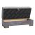 Armada Fabric/PU Lounge Storage Ottoman