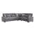 Armada Customizable Fabric Convertible L-Shaped Sectional Sofa, Composition 1