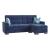 Armada Fabric Convertible L-Shaped Sectional Sofa