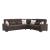 Armada Fabric Convertible Sectional Sofa