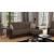 Armada Fabric/PU Convertible L-Shaped Sectional Sofa