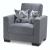 Armada Chenille Fabric Convertible Sleeper Chair