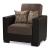 Armada Chenille Fabric/PU Convertible Sleeper Chair