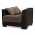 Armada Chenille Fabric/PU Convertible Sleeper Chair
