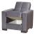Armada Microfiber Fabric/PU Convertible Sleeper Chair